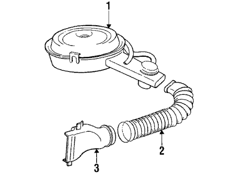 1986 Buick Regal Air Inlet Diagram 3 - Thumbnail