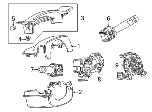 2022 Cadillac CT5 Switches Diagram 2 - Thumbnail