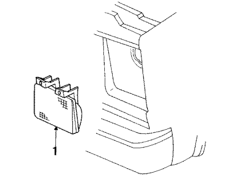 1985 GMC C3500 Park Lamps Diagram 2 - Thumbnail