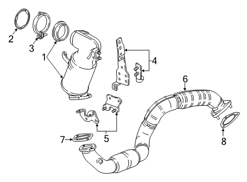 2016 Chevy Cruze Exhaust Components Diagram 3 - Thumbnail