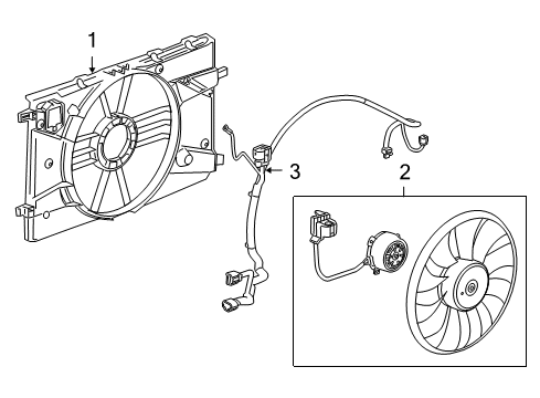 2012 Chevy Cruze Cooling System, Radiator, Water Pump, Cooling Fan Diagram 4 - Thumbnail