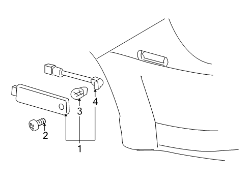 2009 Pontiac G5 Side Marker Lamps Diagram