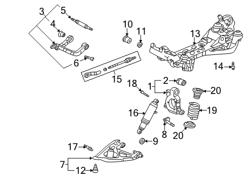 2007 Buick Terraza Rear Suspension Diagram