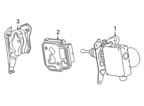 2023 Buick Envision ABS Components Diagram