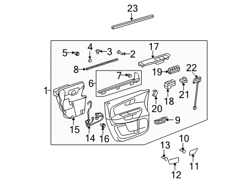 2012 GMC Acadia Mirrors, Electrical Diagram 1 - Thumbnail