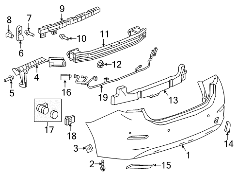 2017 Chevy Cruze Parking Aid Diagram 5 - Thumbnail