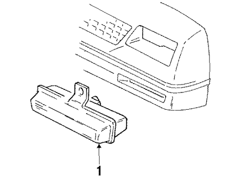 1984 Chevy Monte Carlo Park Lamps Diagram 1 - Thumbnail