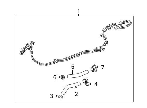 2019 Cadillac CT6 Hoses, Lines & Pipes Diagram 2 - Thumbnail