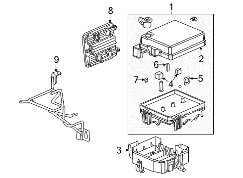 2007 Saturn Ion Chassis Electrical - Fog Lamps Diagram 2 - Thumbnail