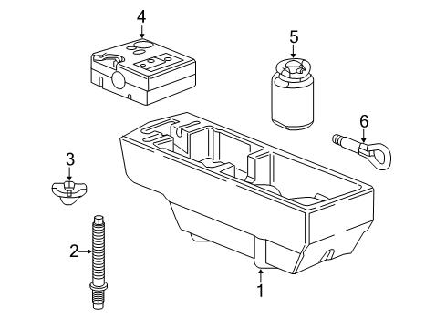 2018 Chevy Cruze Interior Trim - Rear Body Diagram 1 - Thumbnail