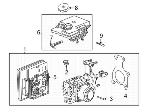 2023 GMC Hummer EV Pickup Anti-Lock Brakes Diagram 1 - Thumbnail