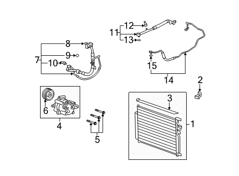 2008 Saturn Vue Air Conditioner Diagram 1 - Thumbnail