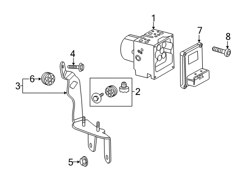 2013 Cadillac CTS Anti-Lock Brakes Diagram 8 - Thumbnail