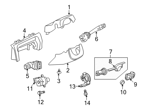 2008 Pontiac G8 Bolt/Screw, Hood Front Molding Diagram for 92138638