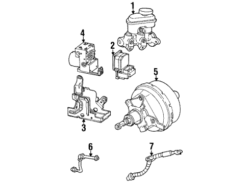 2000 Oldsmobile Intrigue Anti-Lock Brakes Diagram