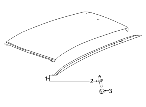 2022 Chevy Bolt EUV Luggage Carrier Diagram