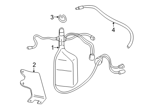 2001 Chevy Corvette Antenna & Radio Diagram 1 - Thumbnail