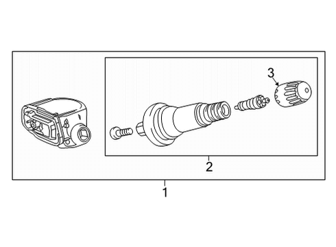 2022 Chevy Bolt EUV Tire Pressure Monitoring Diagram