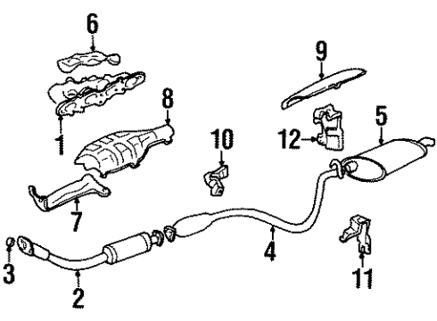 1993 Buick Skylark Exhaust Manifold Diagram 1 - Thumbnail