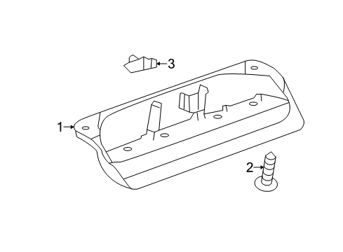 2015 Chevy Sonic High Mount Lamps Diagram 1 - Thumbnail