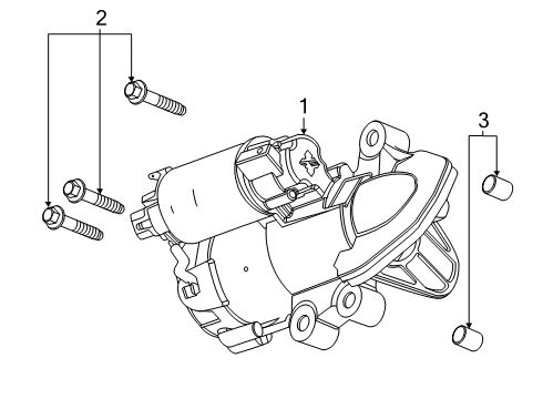 2023 GMC Acadia Starter Diagram