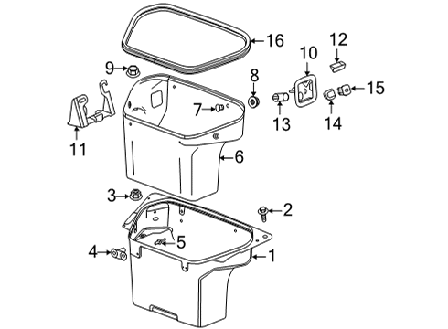 2024 Chevy Corvette Cargo Area Diagram