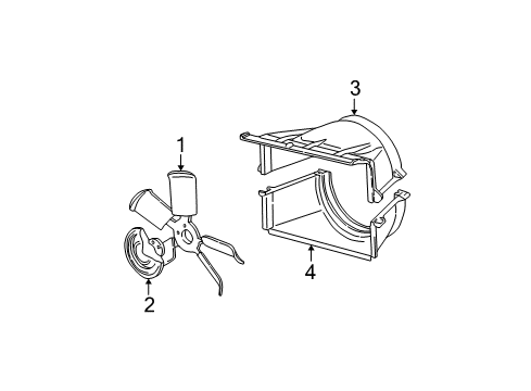 1995 GMC C2500 Cooling System, Radiator, Water Pump, Cooling Fan Diagram 7 - Thumbnail