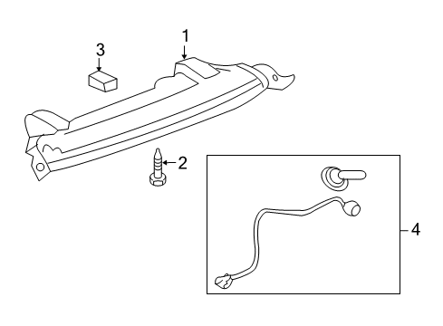 2012 Chevy Traverse High Mount Lamps Diagram