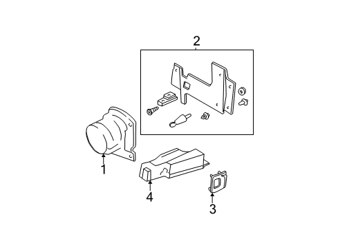 2003 Cadillac DeVille Electrical Components Diagram 3 - Thumbnail