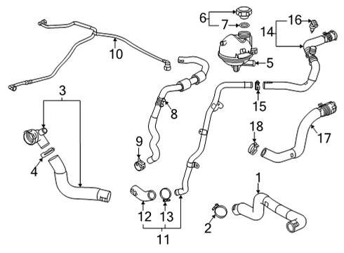 2021 Chevy Trailblazer Hoses & Lines Diagram 2 - Thumbnail