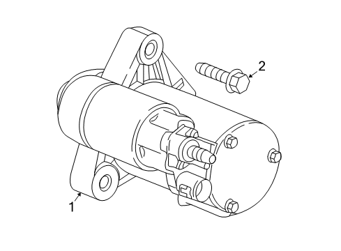 2019 Chevy Traverse Starter, Electrical Diagram 1 - Thumbnail