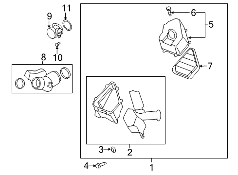 2011 Chevy Traverse Air Intake Diagram