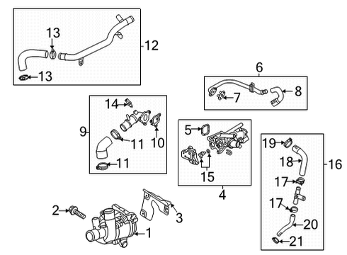 2020 Cadillac CT5 Turbocharger Diagram 3 - Thumbnail