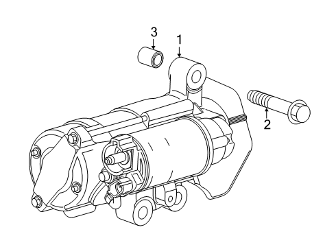 2021 GMC Sierra 1500 Starter, Electrical Diagram 1 - Thumbnail