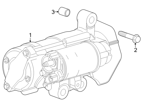 2023 Chevy Colorado Starter Diagram