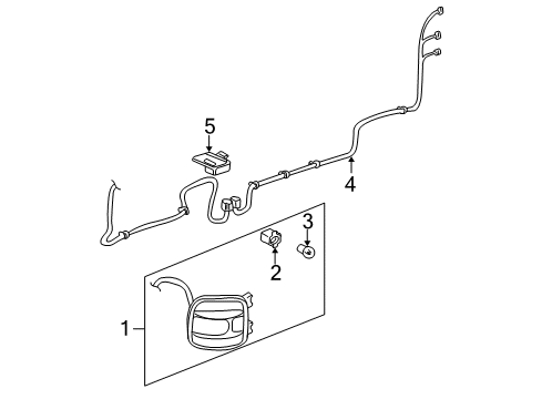 2000 Chevy Silverado 2500 Combination Lamps Diagram 3 - Thumbnail