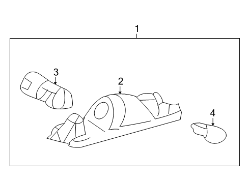 2009 Pontiac Vibe License Lamps Diagram