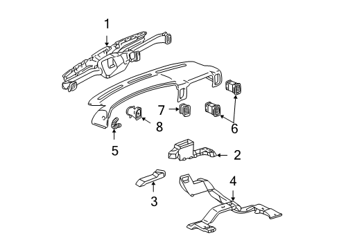 2005 Chevy Tahoe Ducts Diagram