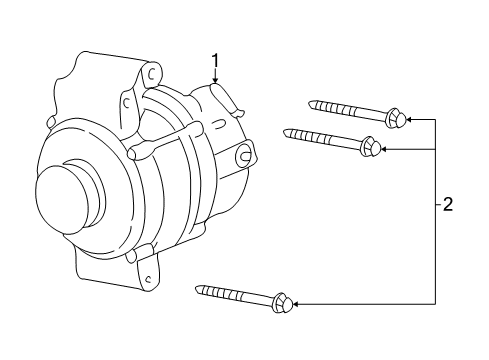 2004 Pontiac Grand Am Alternator Diagram 1 - Thumbnail