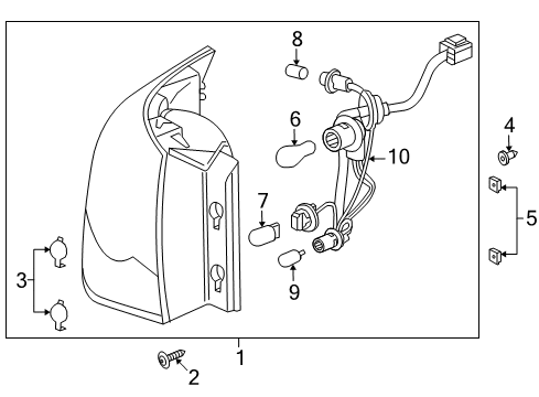 2016 Chevy Cruze Limited Bulbs Diagram 6 - Thumbnail