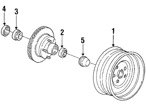 1987 Oldsmobile Cutlass Supreme Wheels Diagram