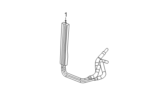 2011 GMC Sierra 2500 HD Power Steering Oil Cooler Diagram 2 - Thumbnail