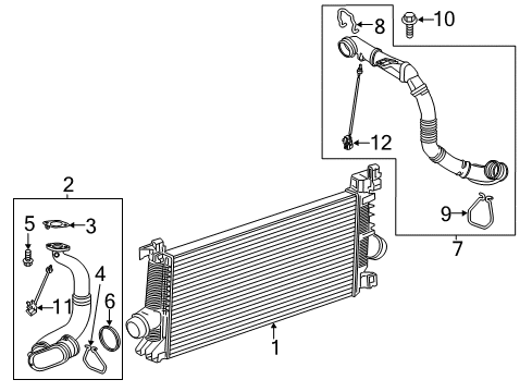 2014 Chevy Cruze Intercooler Diagram 2 - Thumbnail