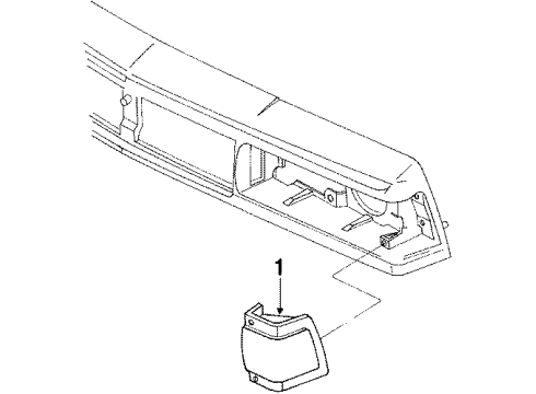 1989 Chevy Celebrity Side Marker Lamps Diagram