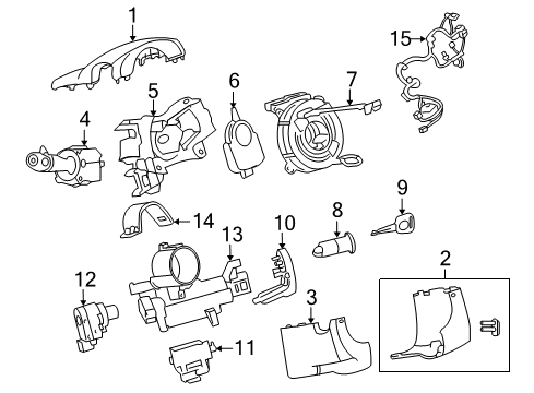 2009 Buick Enclave Ignition Lock, Electrical Diagram 2 - Thumbnail