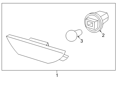 2006 Chevy SSR Rear Lamps - Side Marker Lamps Diagram