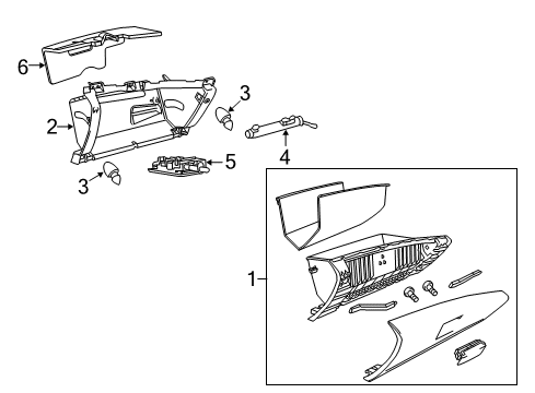 2014 Chevy Caprice Glove Box Diagram