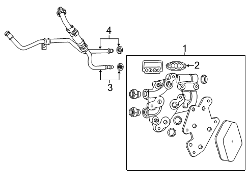 2014 Chevy Caprice Oil Cooler, Cooling Diagram