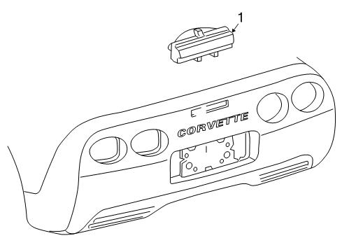 2004 Chevy Corvette High Mount Lamps Diagram