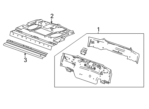 2015 Buick LaCrosse Rear Body Diagram